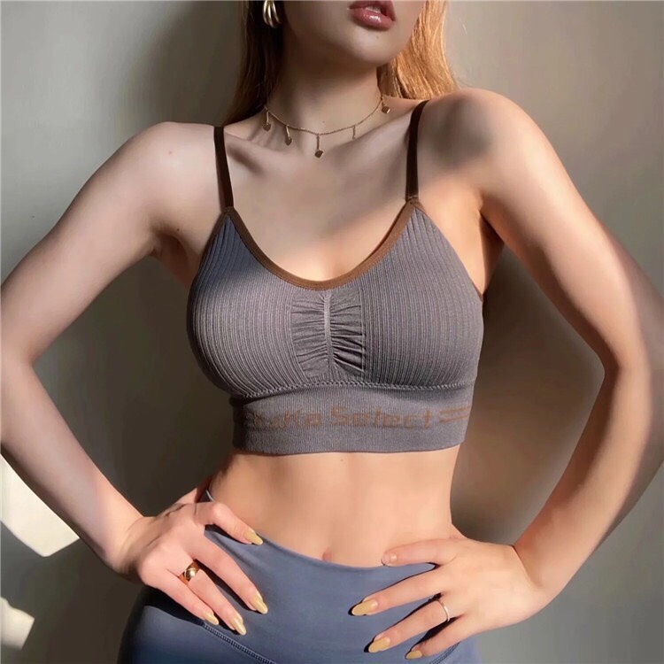 Áo Bra Dáng Croptop Kaka Select - Áo Bra Nữ Nhún Ngực nâng vòng 1 dáng thể thao năng động FreeSize Dưới 60kg