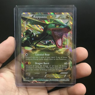 [CHÍNH HÃNG] Thẻ bài Pokémon Rayquaza EX 85/124 Holo Rare