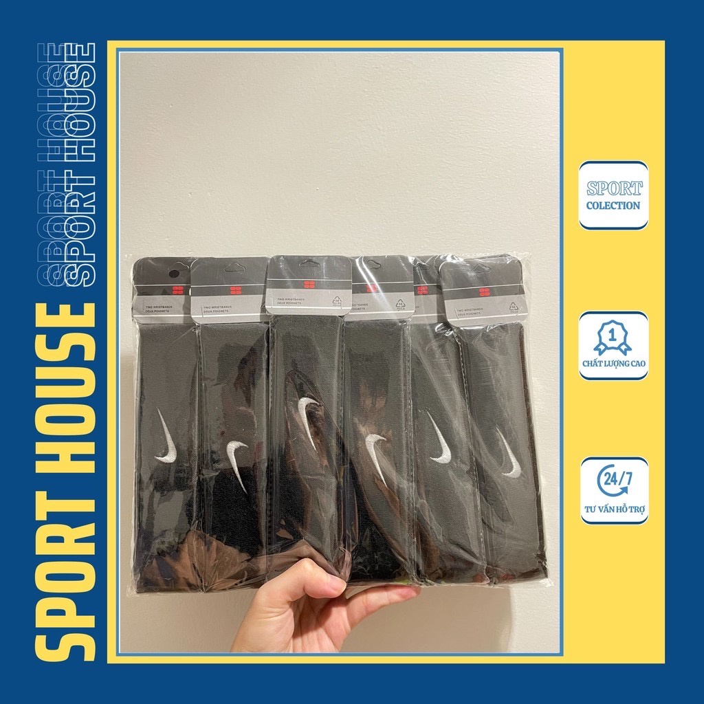 Băng đô thể thao headband Nike thấm hút mồ hôi, băng trán nam/nữ cài tóc rửa mặt