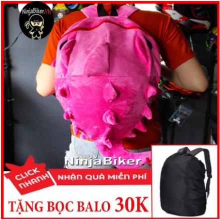 BALO KHỦNG LONG CỠ TRUNG SIÊU XINH ( màu hồng) - FREESHIP