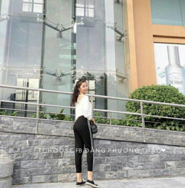 QUẦN LEGGING 2 SỌC THỂ THAO