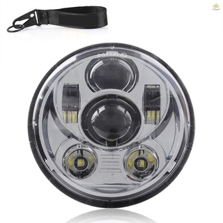 Đèn pha led tròn 12v 2 chế độ cho xe mô tô 5.75 inch