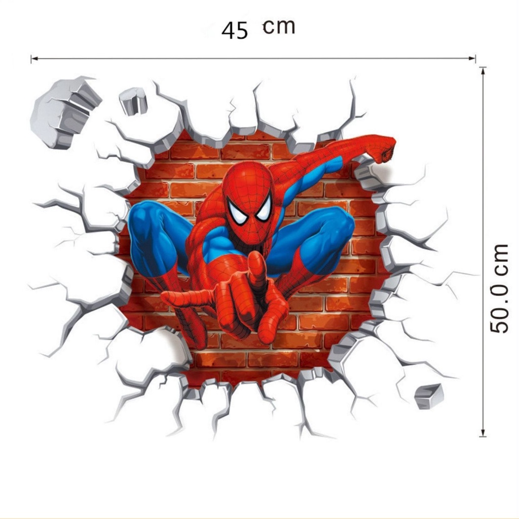 Tranh Siêu Nhân Spider Man Trang Trí Phòng Bé Trai