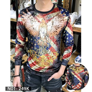 Áo nỉ nhung n01 họa tiết 3d