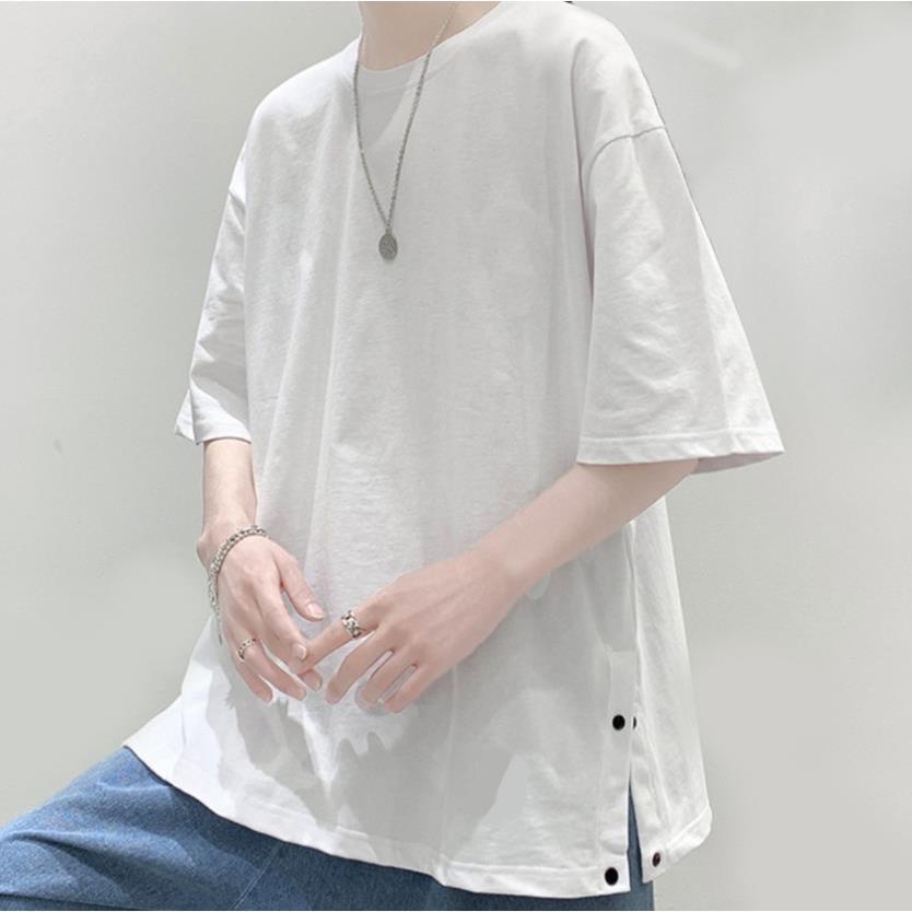 SALE Áo thun XẺ TÀ CÚC Uniex N7 Basic Tee phông trơn nam nữ tay lỡ oversize form rộng Hàn Quốc