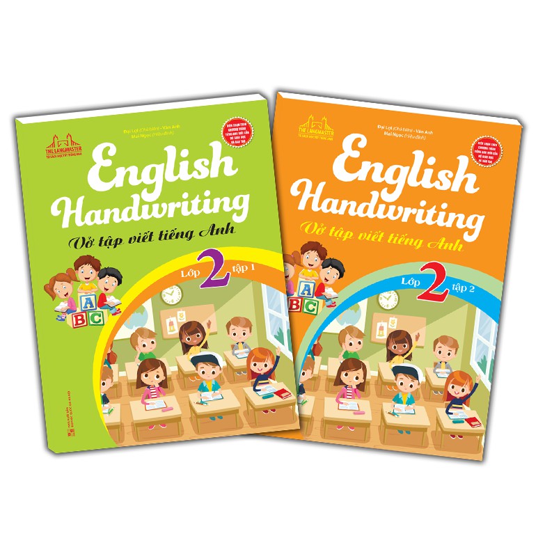 Sách - Combo English Handwriting - Vở tập viết tiếng anh lớp 2 (2 cuốn)