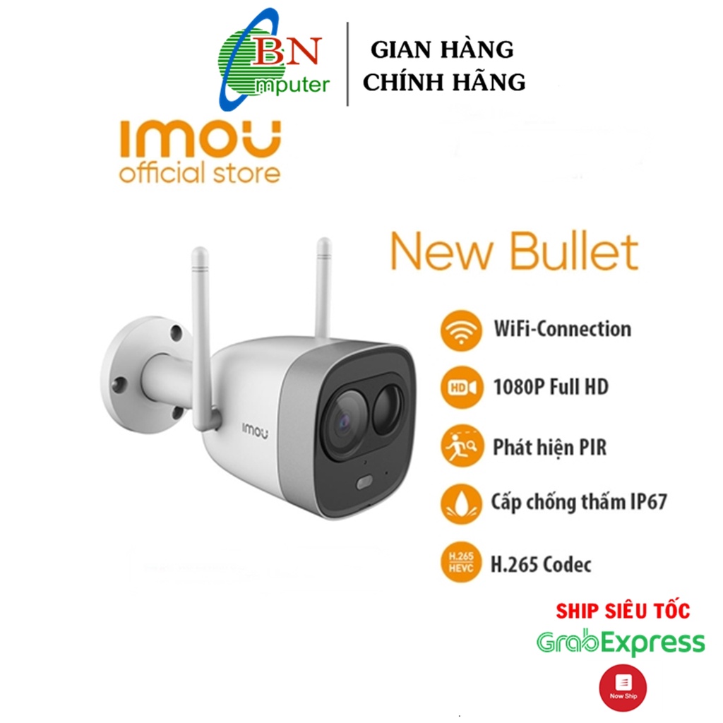 Camera wifi IMOU G26EP 1080P FullHD IP 2.0M ngoài trời còi hú hàng chính hãng