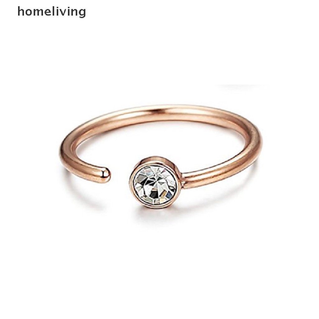 1 Khuyên Xỏ Mũi Bằng Thép Thời Trang Cá Tính Cho Nữ