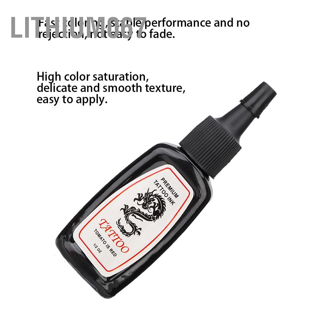 Lithium067 Professional Eyebrow Tattoo Ink Long Lasting Fast Coloring Pigment 15ml