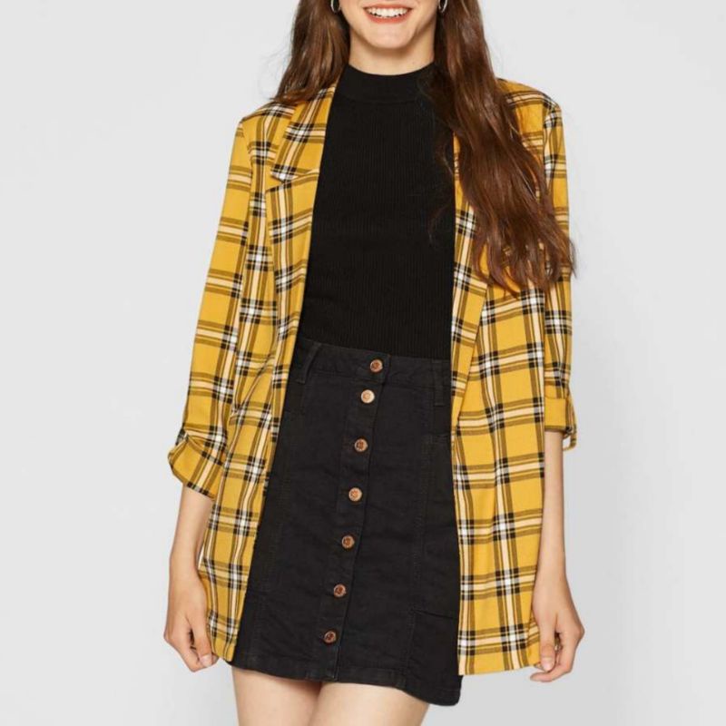 {7 màu} Áo blazer kẻ sọc tay rút Stra.divariu.s xuất dư | BigBuy360 - bigbuy360.vn