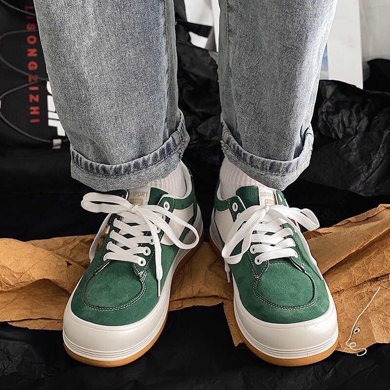 SẴN 1 VÀI SIZE] GIÀY THỂ THAO ĐẾ BẰNG UNISEX