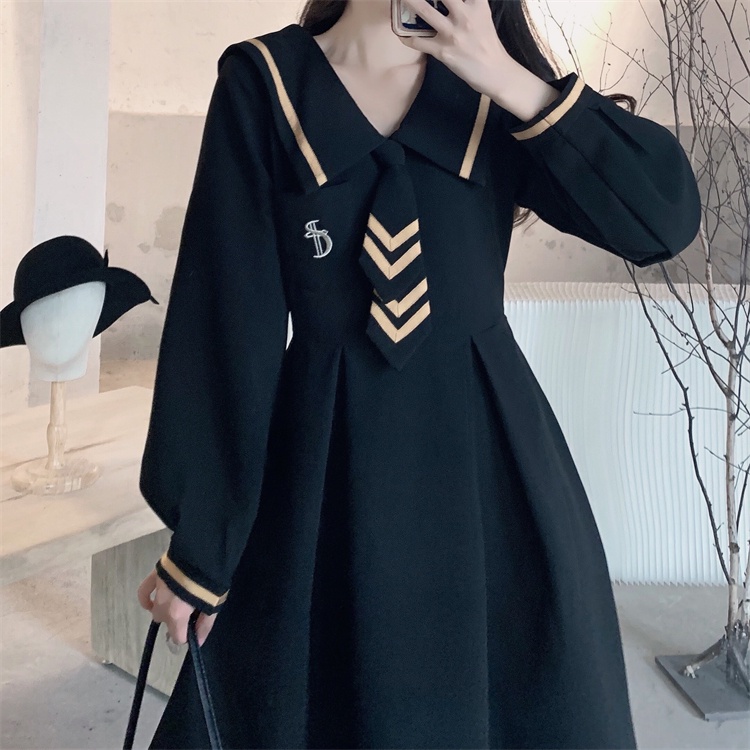 Đầm đen đầm dài váy tiểu thư sang chảnh đầm vintage đầm đi tiệc đầm thiết kế đầm công sở váy nữ xinh đầm tay dài đầm bigsize nữ