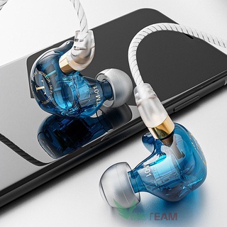 Tai Nghe Nhét Tai Chống ồn Có Dây Fonge TM01 Drive lõi Kép Âm Thanh HIFI Có Micro , Chơi game Tốt -dc4465