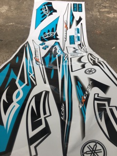 Tem Exciter 2005-2010 Trắng Đen