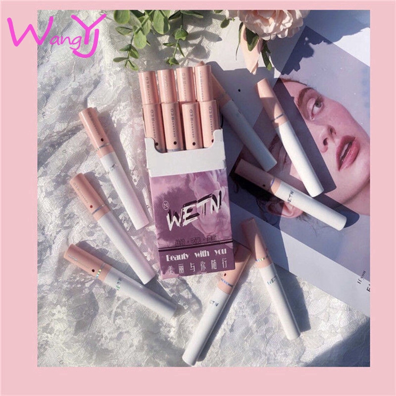 [Hàng mới về] Bộ 8 son môi lì không phai chống nước thiết kế hình thuốc lá | BigBuy360 - bigbuy360.vn