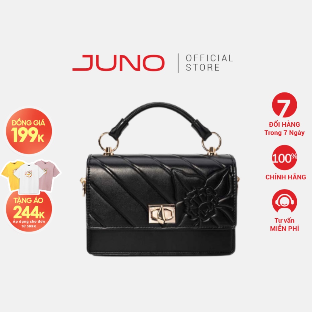 JUNO - Túi Xách Nhỏ Hộp Trang Trí Hiệu Ứng Dập Nổi - TXN463