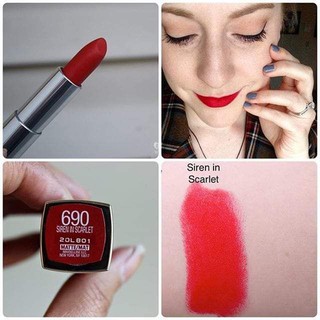 Son Maybelline Creamy Matte Lipstick Màu #690
