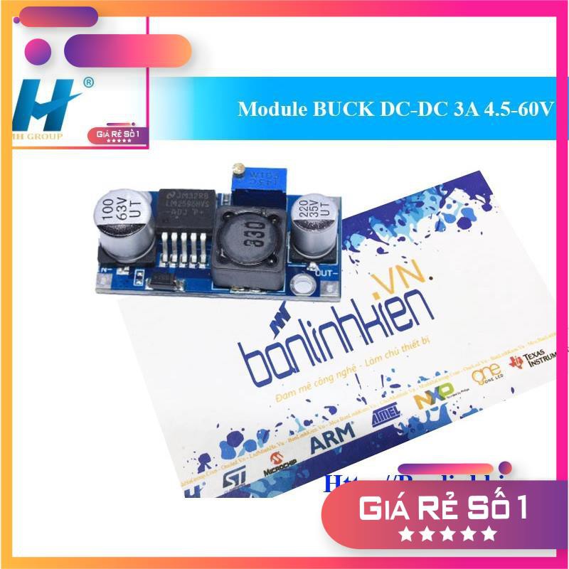 [Mạch hạ áp] Module BUCK DC-DC 3A 4.5-60V