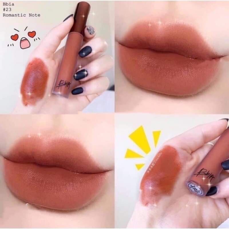 Son kem BBlA Last Velvet Lip Tint Ver 5 màu 23