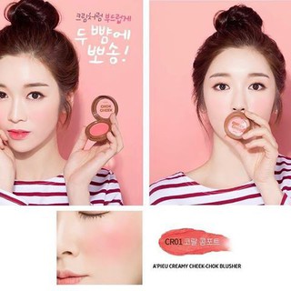 [HCM] Phấn má kem A'pieu Cream Cheek Chok Blusher