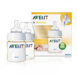 Bình sữa đôi Avent PES 125ml (BPA FREE) SCF660/27