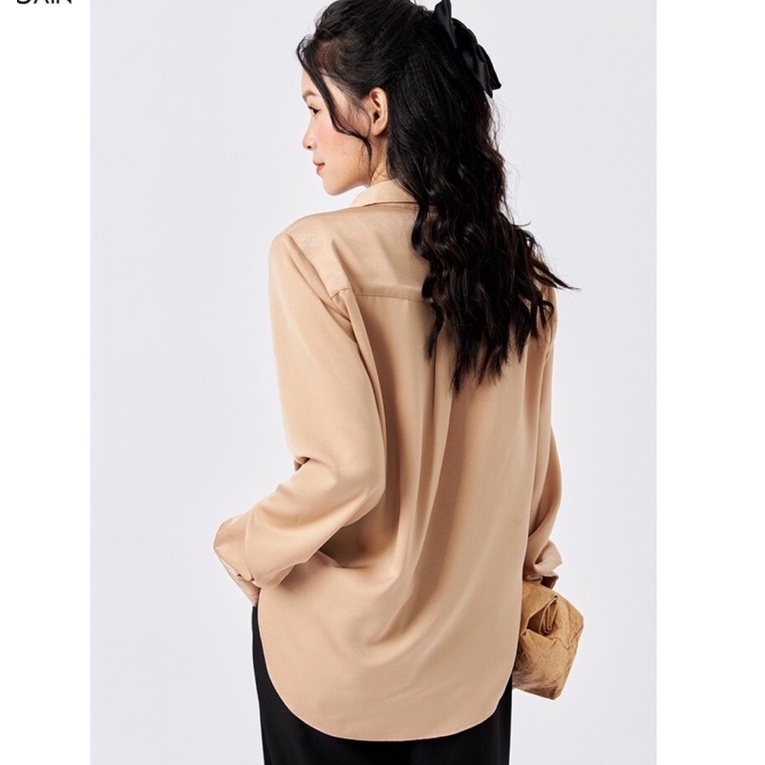 Sơ mi NAM NỮ màu be