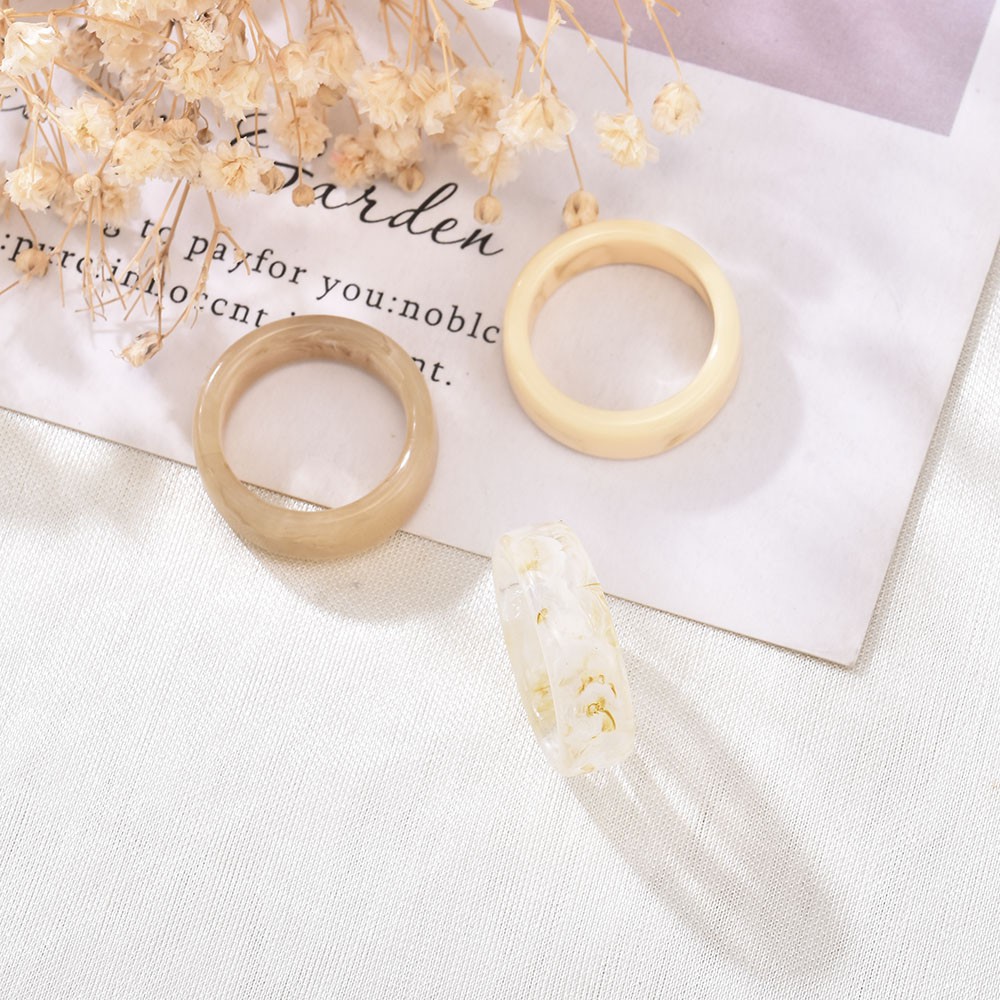 Trang sức nhẫn tròn thời trang Hàn Quốc bắt mắt sành điệu