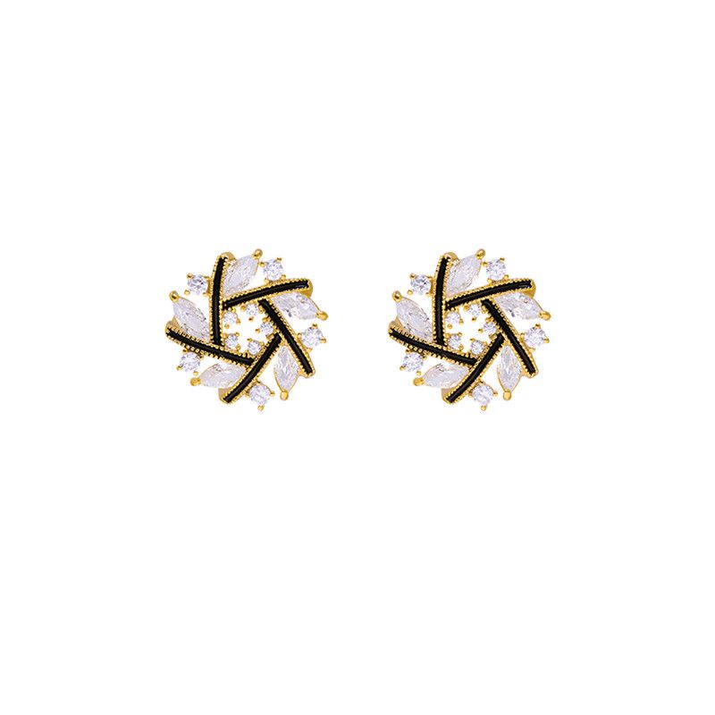 Bông tai bạc S925 - Hoa tai sao đá tỏa sáng lấp lánh ZaZa.accessories KT8059