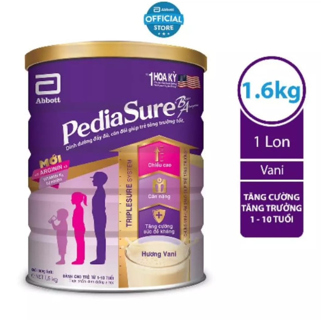 Sữa Pediasure hương vani 850g date mới nhất 2022