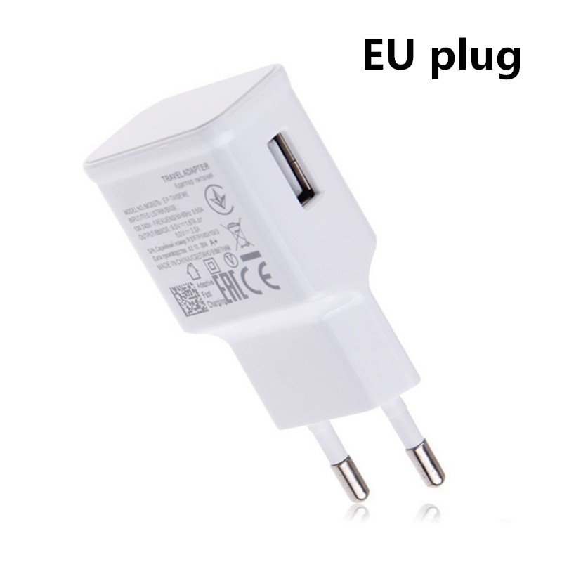 Cốc cắm sạc nhanh + cáp sạc USB cho iPhone Android Type-c cổng US EU