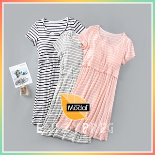 Váy Cho Con Bú (Đầm Bầu) Có Sẵn Lót Ngực cho mẹ bầu và sau sinh