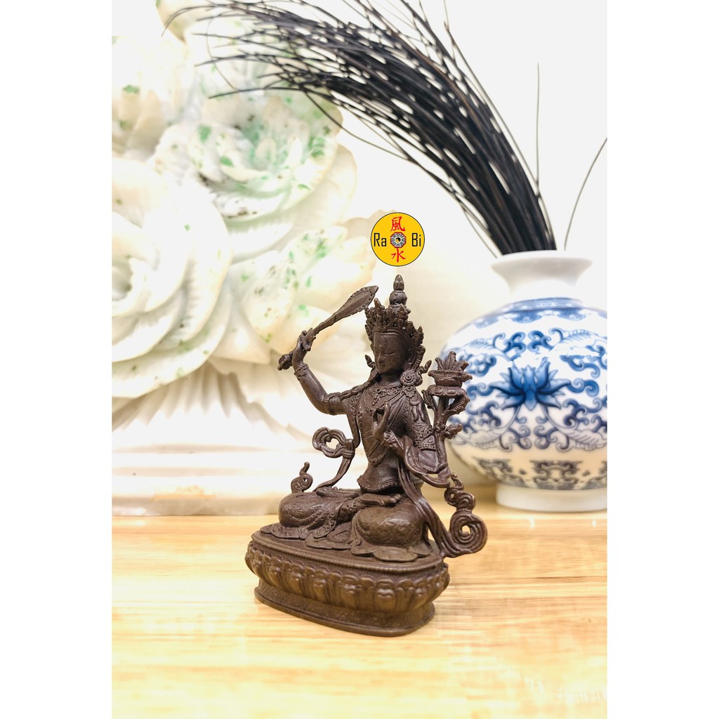 Đức Văn Thù Sư Lợi Bồ Tát Mật Tông Mini - Tượng Đồng Phong Thủy Cao Cấp