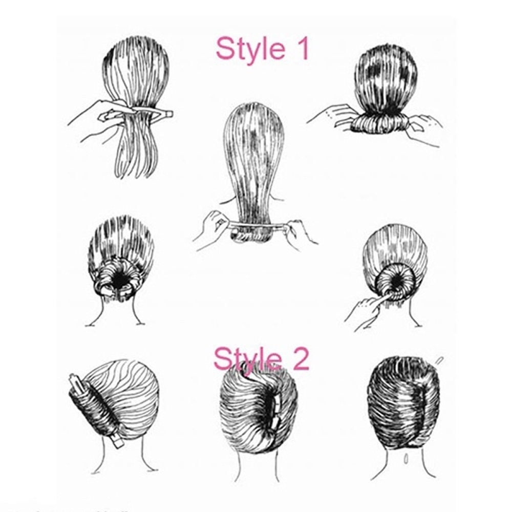 Bộ 2 Dụng Cụ Hỗ Trợ Tạo Kiểu Tóc Thần Kì Dành Cho Nữ