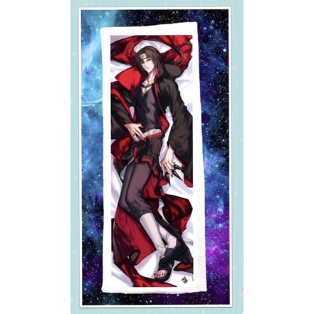 Gối ôm Uchiha Itachi Naruto dài 40cm x 1m/dakimakura itachi naruto