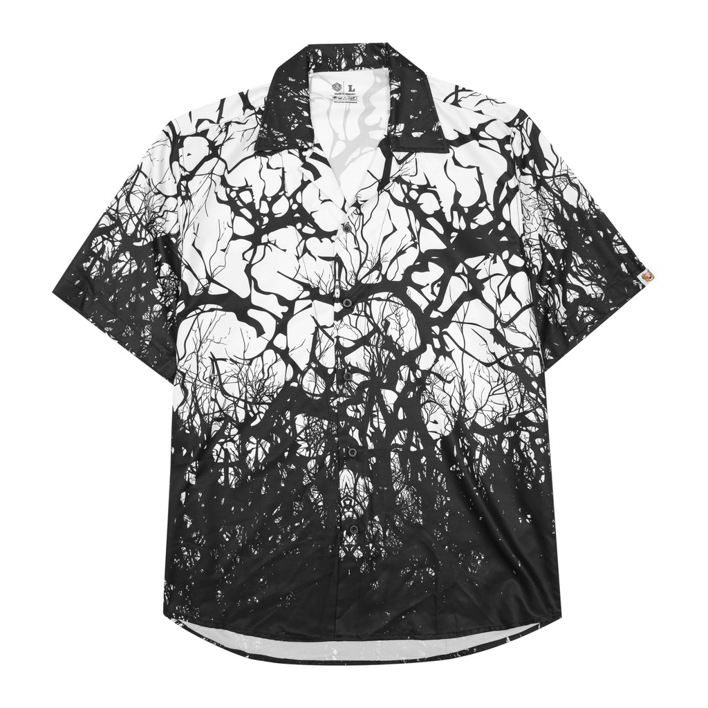 Áo Sơ Mi Nam Nữ SGES Họa Tiết Forest Unisex