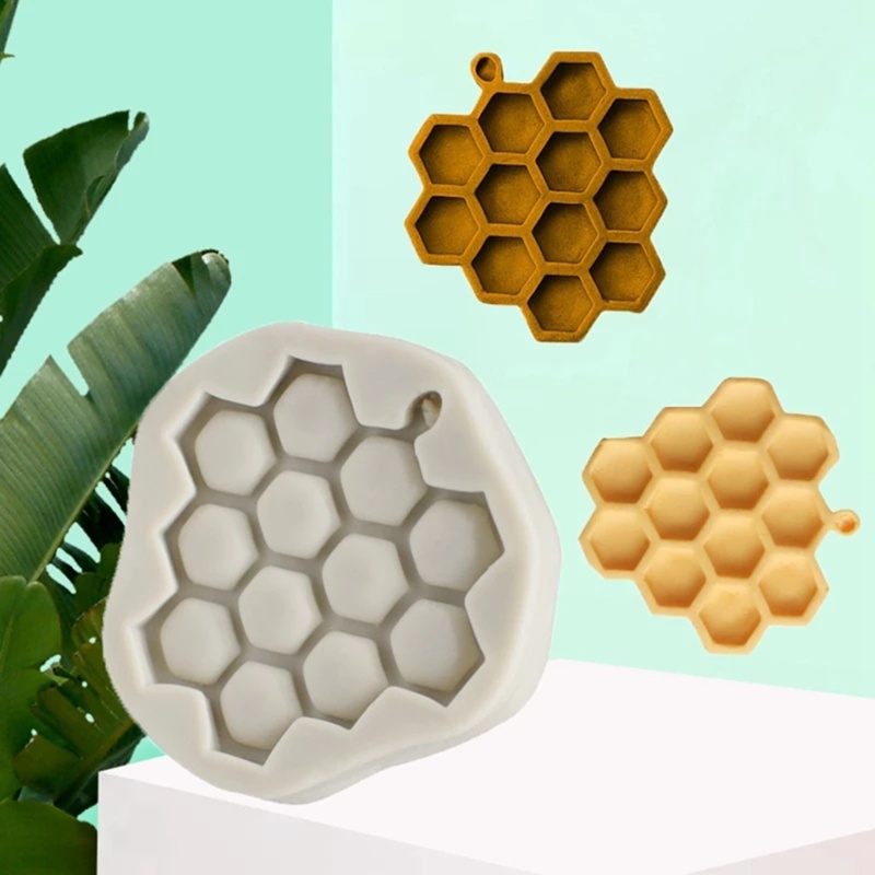 Khuôn Silicone Tạo Hình Tổ Ong Làm Bánh Kẹo DIY