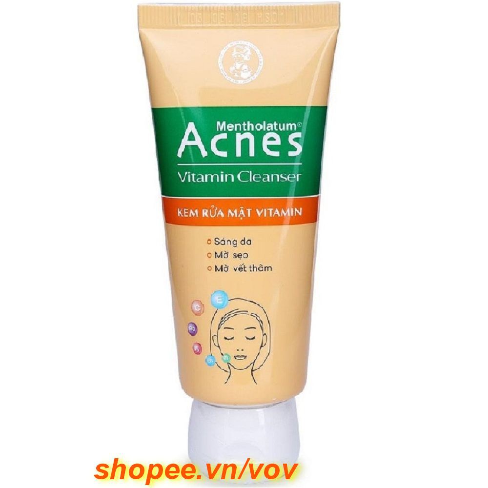 Kem rửa mặt Acnes 50g sáng da mờ sẹo và vết thâm 100% chính hãng, vov cung cấp và bảo trợ.