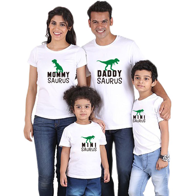 Mới Áo Thun Gia Đình In Chữ Daddy Mommy Son