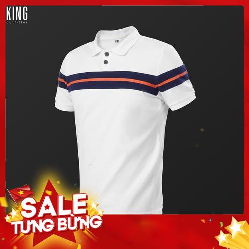 Áo Thun Nam Ngắn Tay Cổ Bẻ King Outfiter Thun Polo Cao Cấp Thoáng Mát Dáng body ôm đẹp ( Polo 04 ) -Hàng nhập khẩu