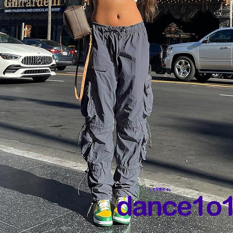 Quần dài màu trơn form rộng hợp thời trang cho nữ