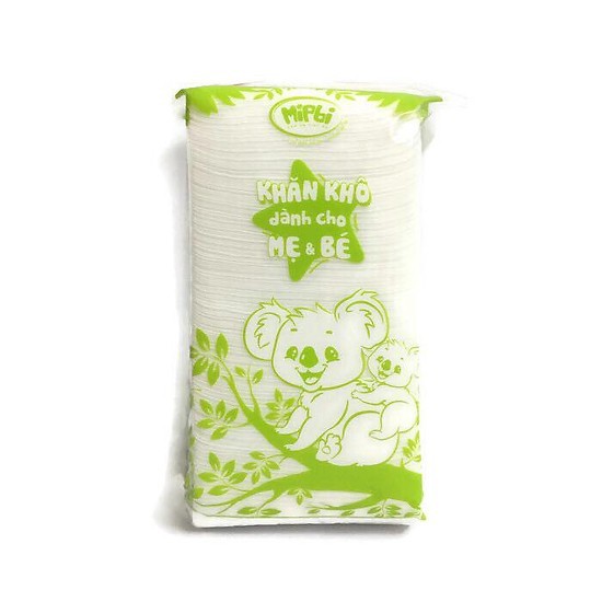 combo 3 túi khăn vải đa năng cao cấp Mipbi 300g