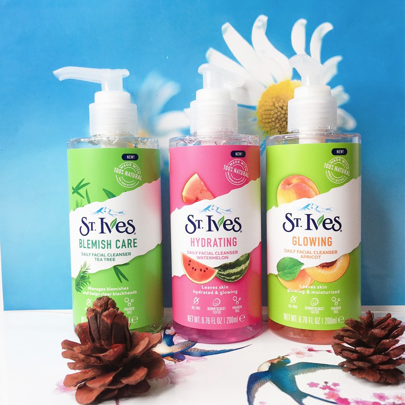 Sữa Rửa Mặt St.Ives Dạng Gel - St.Ives Daily Facial Cleaner Gel 200ml | BigBuy360 - bigbuy360.vn