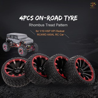 Set 4 bánh xe tỉ lệ 1:10 cho xe hơi điều khiển RC HSP HPI Redcat RC4WD AXIAL