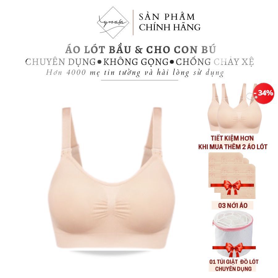 Combo 3 áo lót không gọng dành cho mẹ bầu, cho con bú Mer lynafa