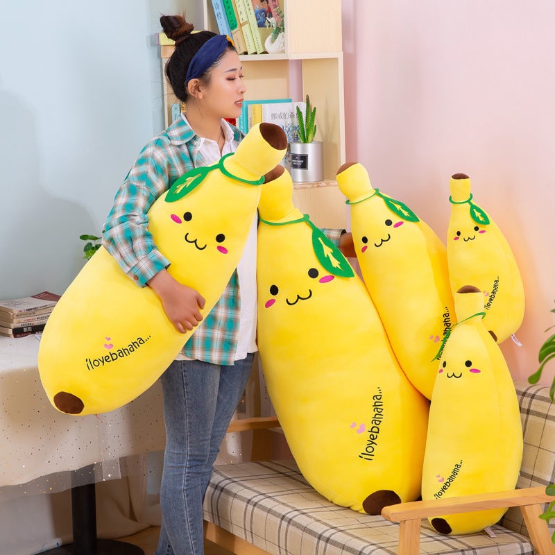 Quả Chuối Nhồi Bông Thiết Kế Dễ Thương Dùng Làm Quà Tặng Sinh Nhật Cho Bé Gái