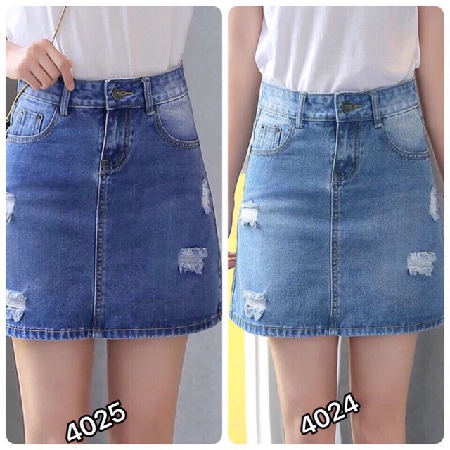 ⚡️ Chân Váy Jeans Chữ A 4024-4025