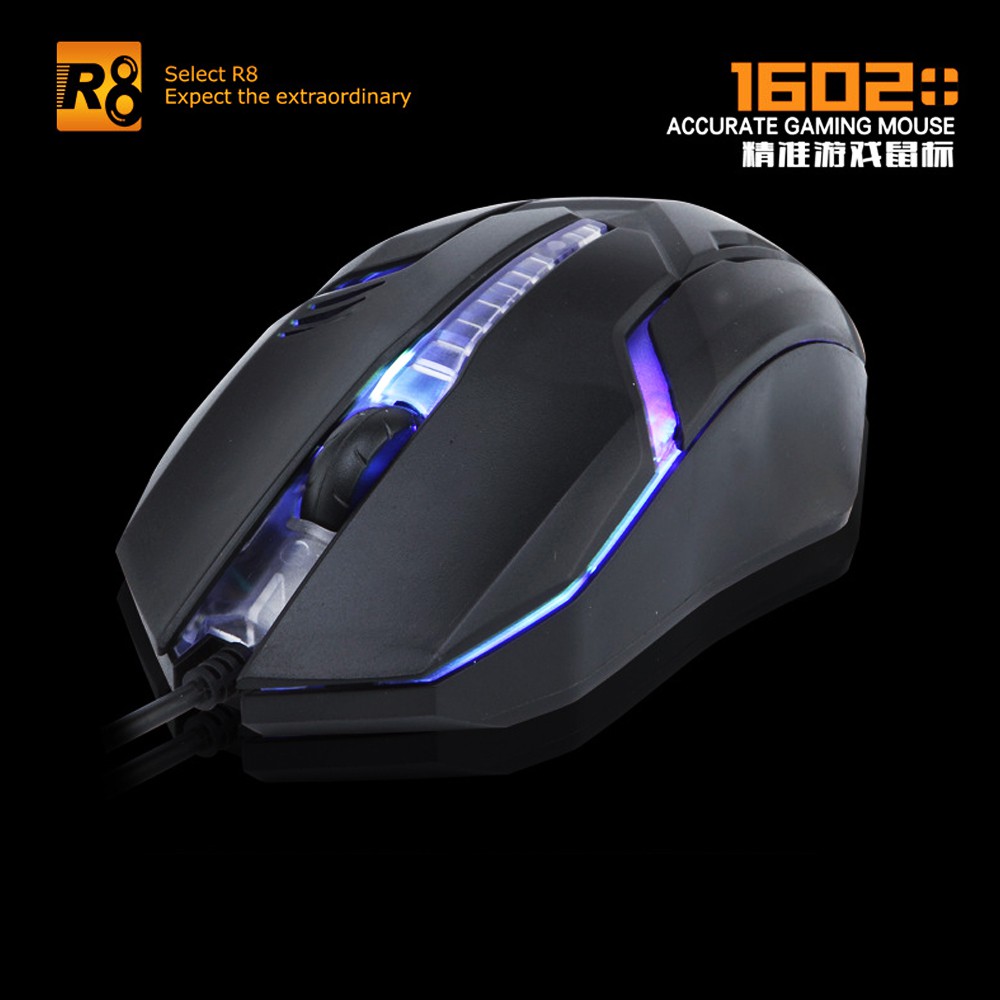 Chuột R8 1602 chuyên Game có đèn led