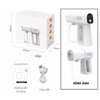 Máy phun khử khuẩn cầm tay nano,máy xịt cồn tự động cầm tay K5, công nghệ nano nhật bản, bảo hành 12 tháng