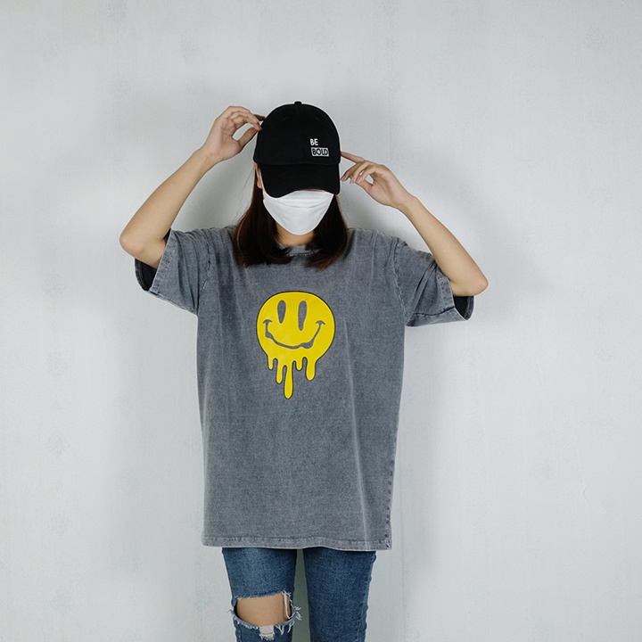 Áo thun WASH DREW X WEAR form rộng tay lỡ XW004