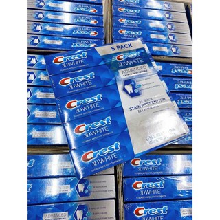 KEM ĐÁNH RĂNG CREST 3D WHITE AVANCED WHITENING 158GR